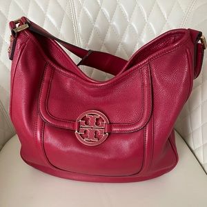 Tory Burch Cherry Red Hobo Bag